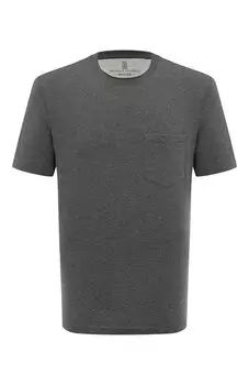 Хлопковая футболка Brunello Cucinelli