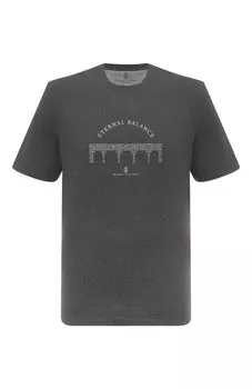 Хлопковая футболка Brunello Cucinelli