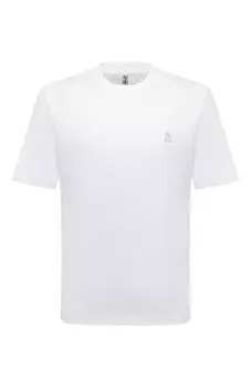 Хлопковая футболка Brunello Cucinelli