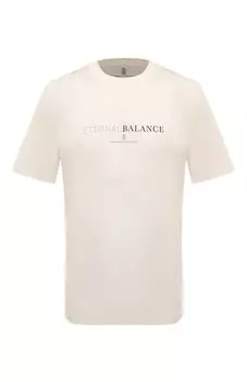 Хлопковая футболка Brunello Cucinelli