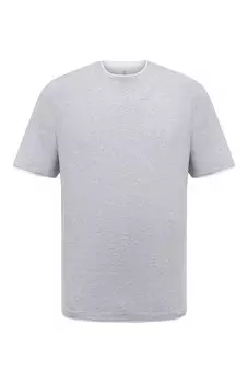 Хлопковая футболка Brunello Cucinelli