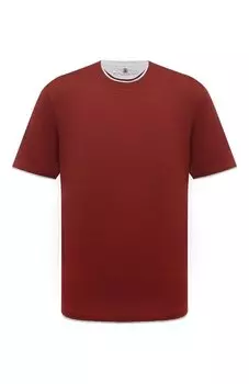 Хлопковая футболка Brunello Cucinelli