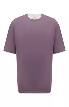 Хлопковая футболка Brunello Cucinelli