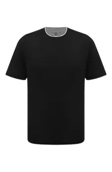 Хлопковая футболка Brunello Cucinelli
