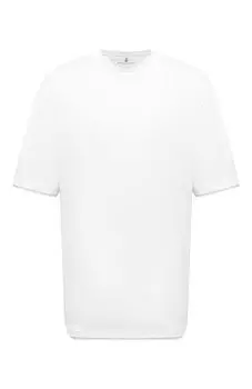 Хлопковая футболка Brunello Cucinelli