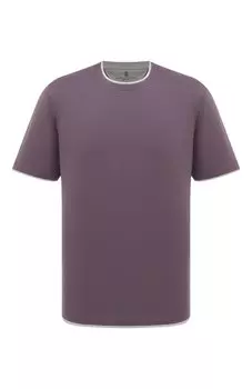 Хлопковая футболка Brunello Cucinelli