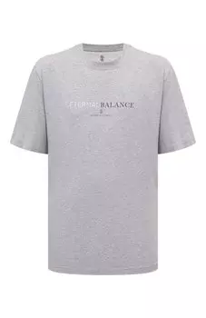 Хлопковая футболка Brunello Cucinelli