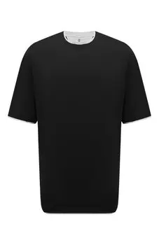 Хлопковая футболка Brunello Cucinelli