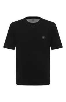 Хлопковая футболка Brunello Cucinelli