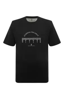 Хлопковая футболка Brunello Cucinelli