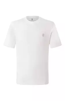 Хлопковая футболка Brunello Cucinelli