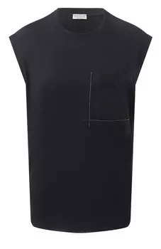 Хлопковая футболка Brunello Cucinelli