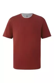 Хлопковая футболка Brunello Cucinelli