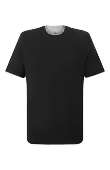Хлопковая футболка Brunello Cucinelli