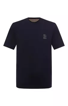 Хлопковая футболка Brunello Cucinelli