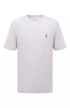 Хлопковая футболка Brunello Cucinelli