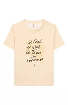 Хлопковая футболка Brunello Cucinelli