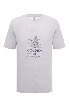 Хлопковая футболка Brunello Cucinelli