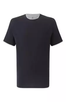 Хлопковая футболка Brunello Cucinelli