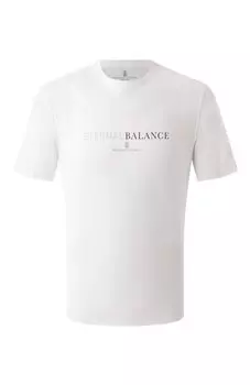 Хлопковая футболка Brunello Cucinelli