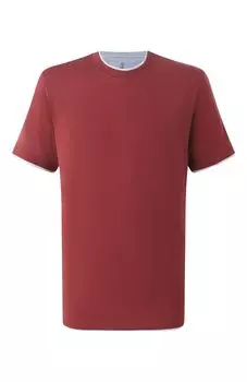 Хлопковая футболка Brunello Cucinelli