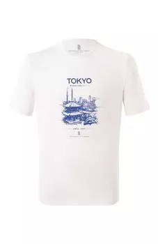 Хлопковая футболка Brunello Cucinelli