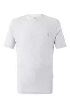 Хлопковая футболка Brunello Cucinelli