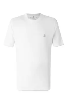 Хлопковая футболка Brunello Cucinelli