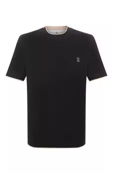 Хлопковая футболка Brunello Cucinelli