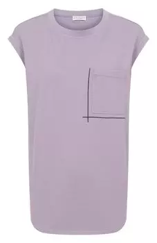 Хлопковая футболка Brunello Cucinelli