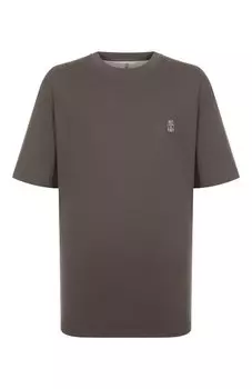 Хлопковая футболка Brunello Cucinelli