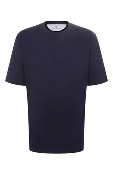 Хлопковая футболка Brunello Cucinelli