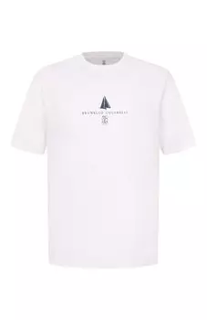 Хлопковая футболка Brunello Cucinelli