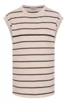 Хлопковая футболка Brunello Cucinelli