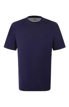 Хлопковая футболка Brunello Cucinelli