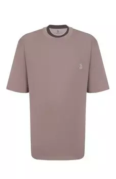 Хлопковая футболка Brunello Cucinelli