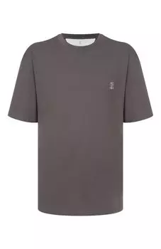 Хлопковая футболка Brunello Cucinelli