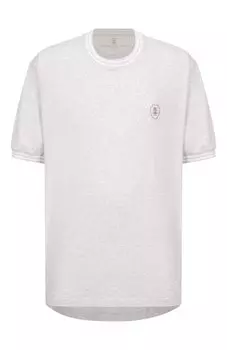 Хлопковая футболка Brunello Cucinelli
