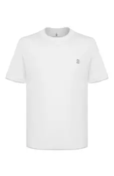 Хлопковая футболка Brunello Cucinelli