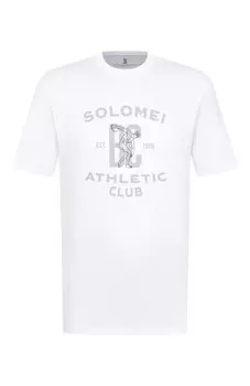 Хлопковая футболка Brunello Cucinelli