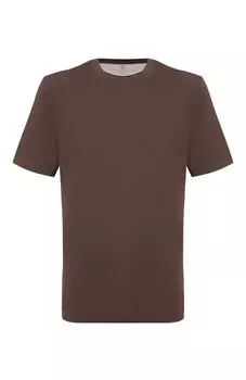 Хлопковая футболка Brunello Cucinelli