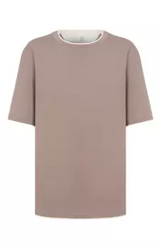 Хлопковая футболка Brunello Cucinelli