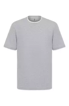 Хлопковая футболка Brunello Cucinelli