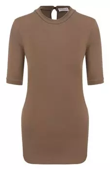 Хлопковая футболка Brunello Cucinelli