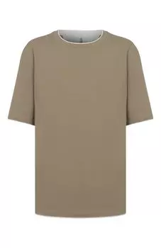 Хлопковая футболка Brunello Cucinelli