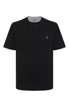 Хлопковая футболка Brunello Cucinelli