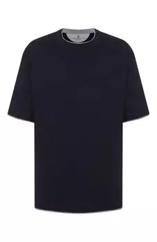 Хлопковая футболка Brunello Cucinelli