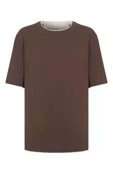 Хлопковая футболка Brunello Cucinelli