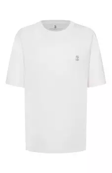 Хлопковая футболка Brunello Cucinelli