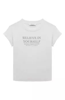 Хлопковая футболка Brunello Cucinelli